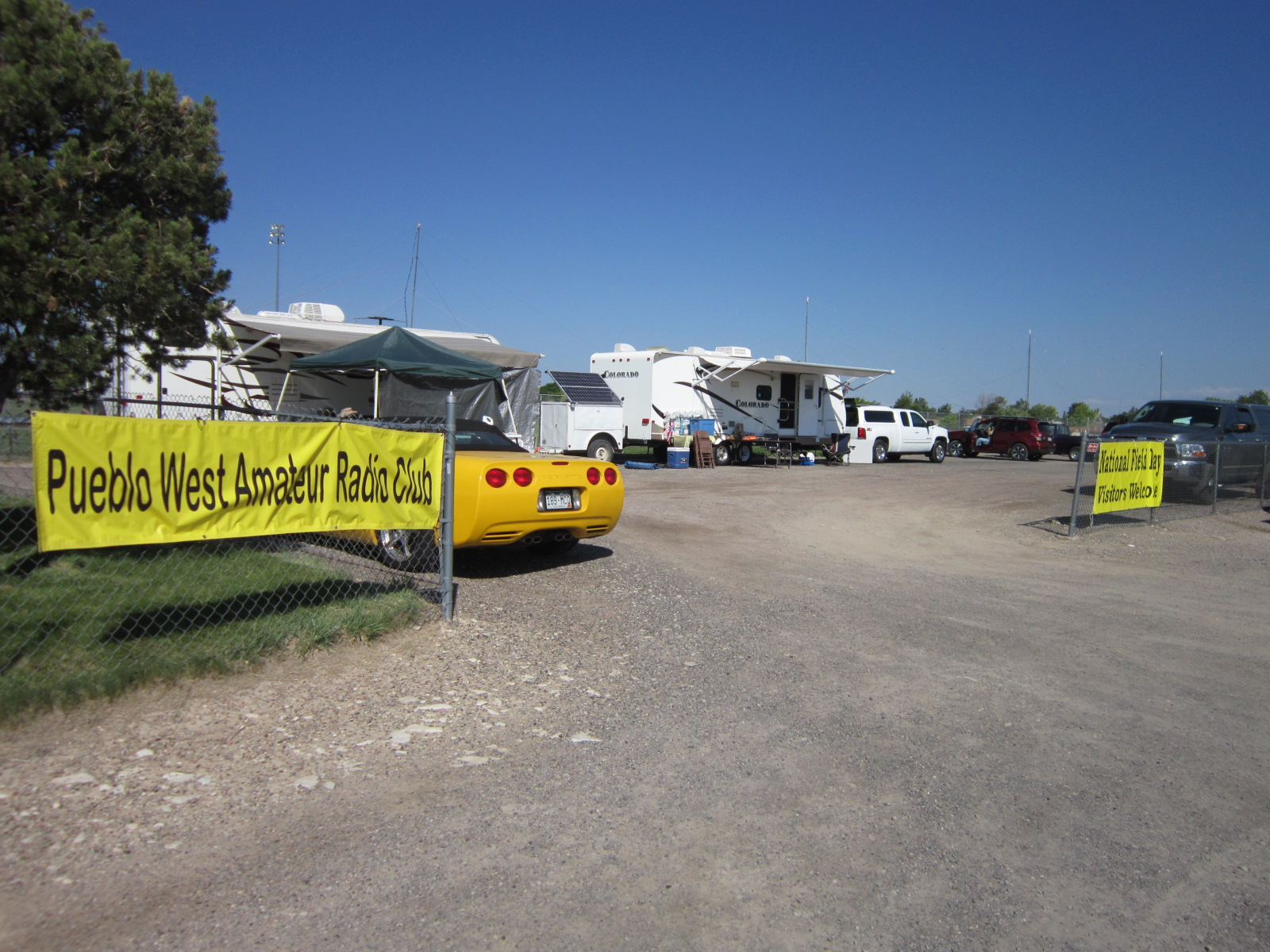 Field Day 2017 Ssite at Lovell Park